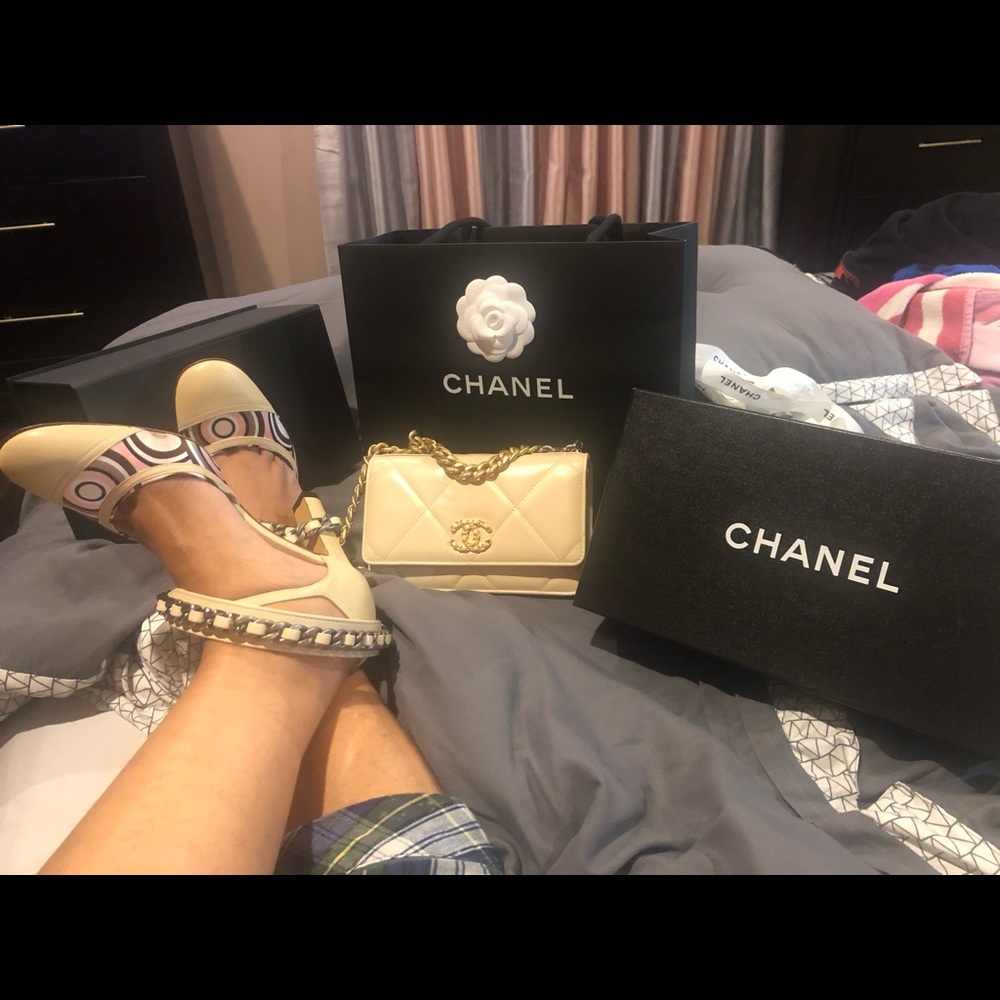 Channel Matching set with shoes #7 and bag